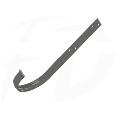 Hak dokrokwiowy stalowy 100x150 firmy KROP kolor grafit